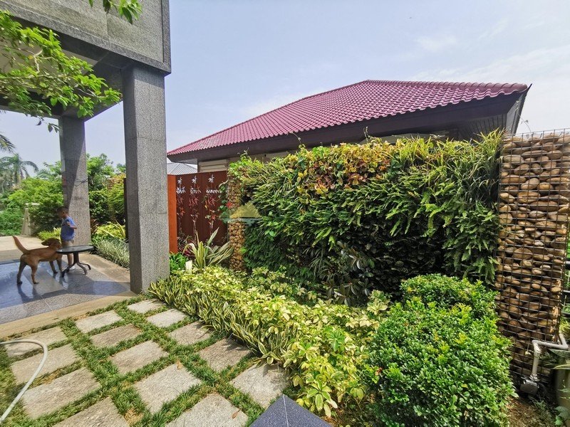 珠海别墅聚龙溪山庄，庭院垂直绿化