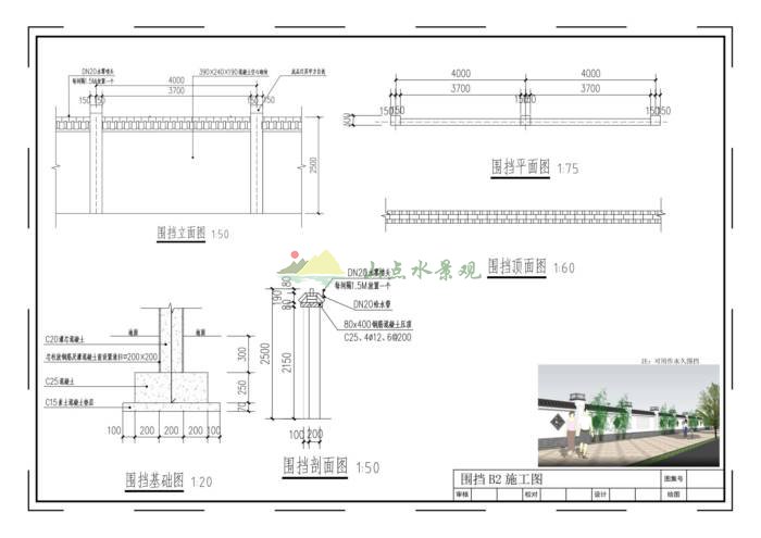 绿植景观围挡