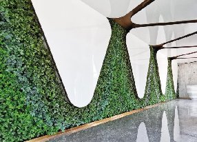 蓝润广场室内植物墙