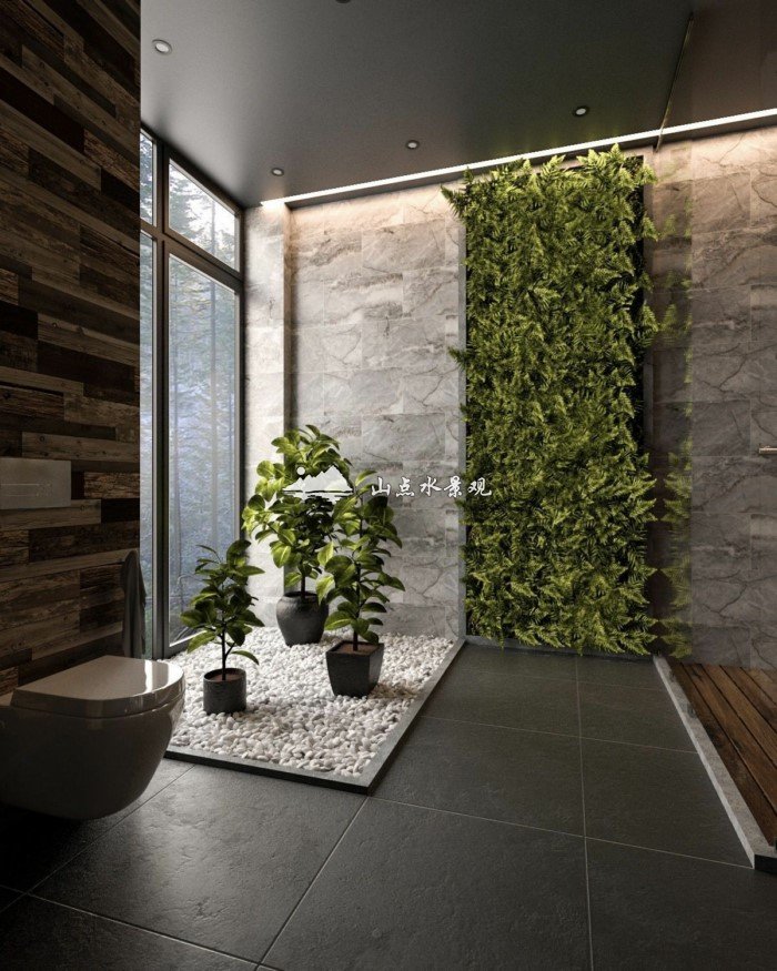 家装设计室内植物墙
