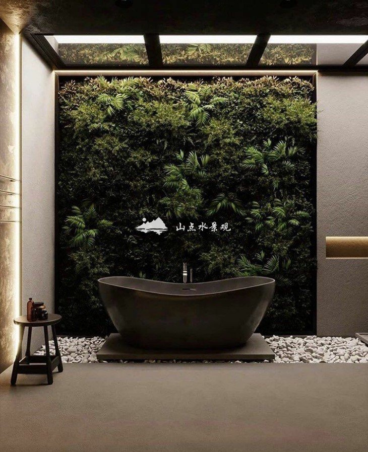 卫浴植物墙景观