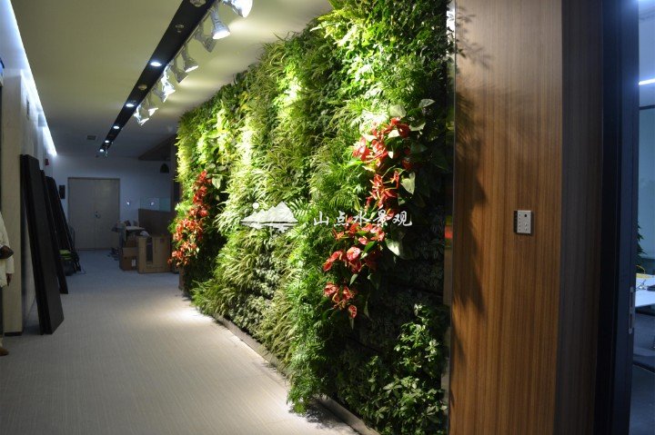 研究院室内垂直绿化景观