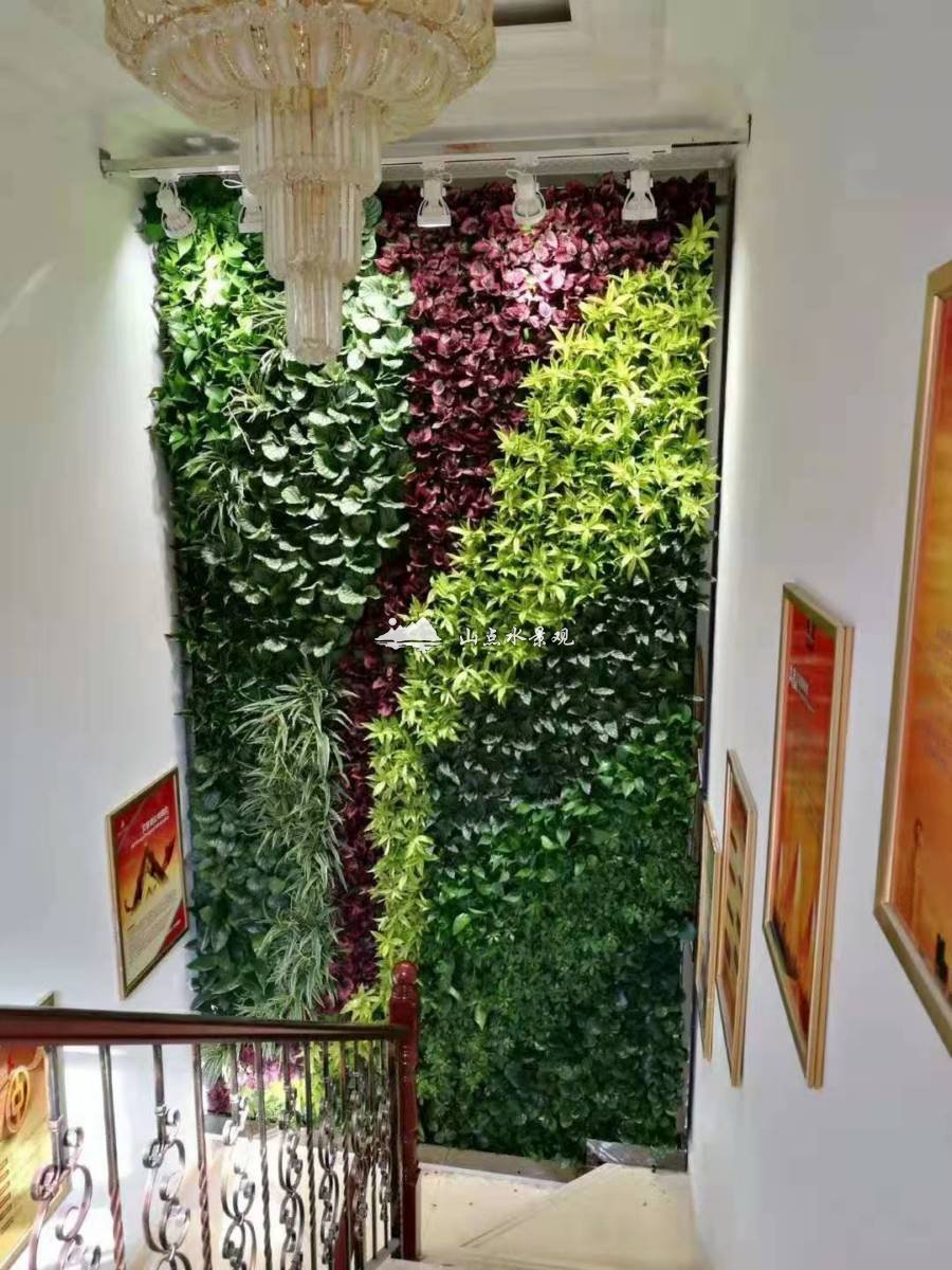 室内绿植形象墙