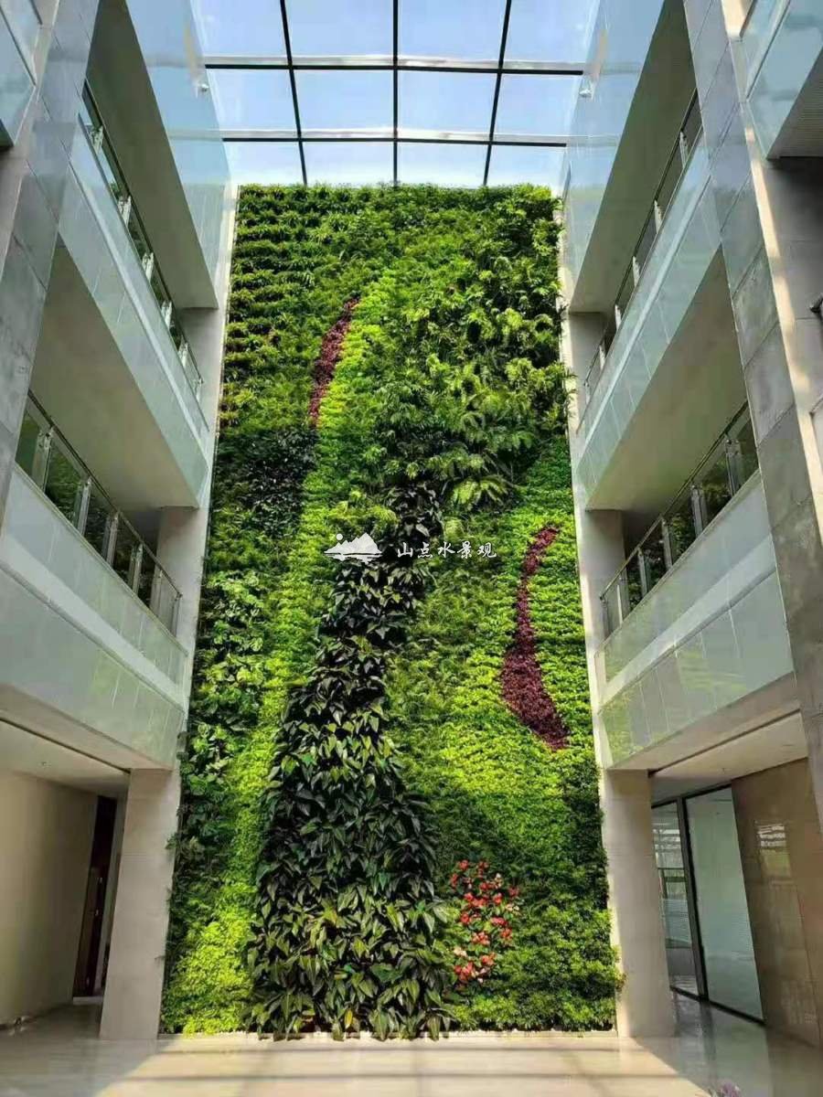 室内绿植形象墙