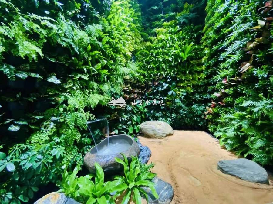 室内垂直绿化+苔藓景观造景案例