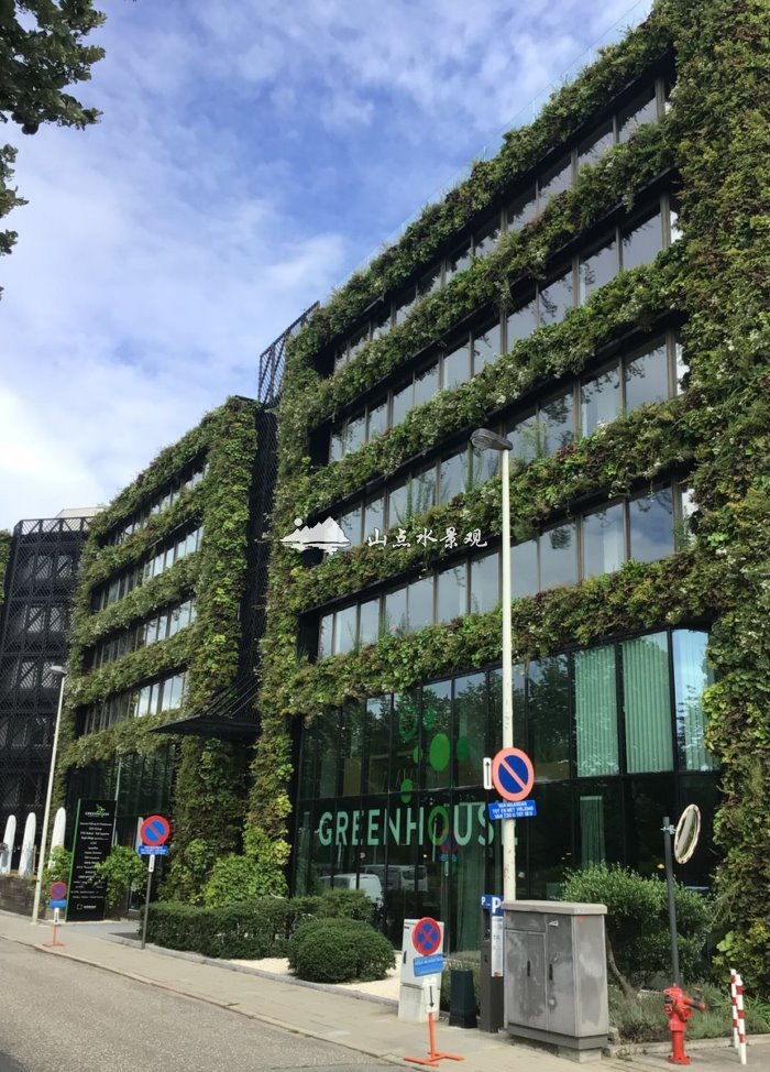 8月9日植物墙效果图案例，办公室、市政垂直绿化景观