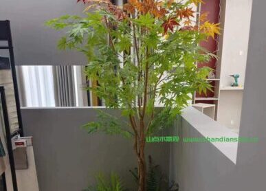 仿真植物景观，壹意定制展厅仿真植物软装造景